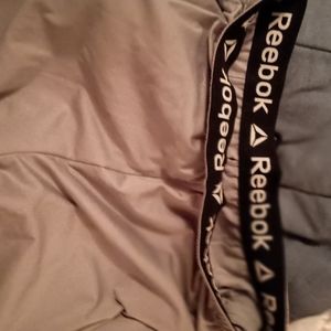 Reebok Joggers paid;$20 wore one time EUC Light grey with deep side pockets